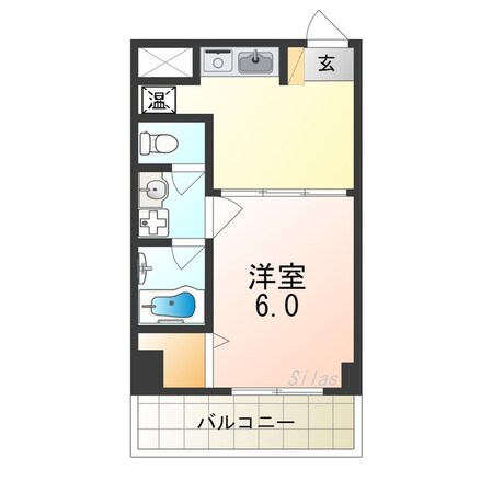 七道駅 徒歩10分 3階の物件間取画像